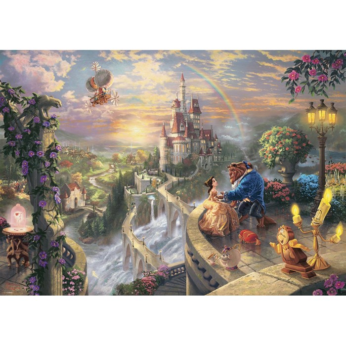 Thomas Kinkade - Disney Die Schöne und das Biest