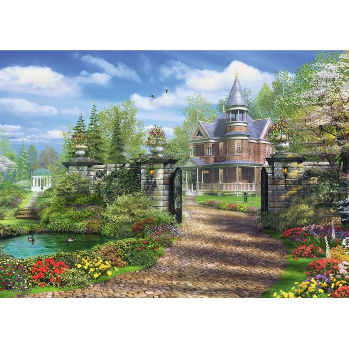 Puzzle  Schmidt-Spiele-59618 Dominic Davison - Idyllisches Landgut