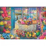 Puzzle  Schmidt-Spiele-59764 Bunte Stimmung im Blumenladen