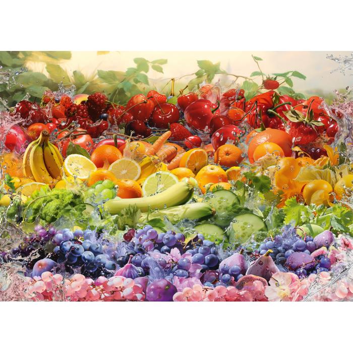Puzzle  Schmidt-Spiele-59770 Fruchtcocktail
