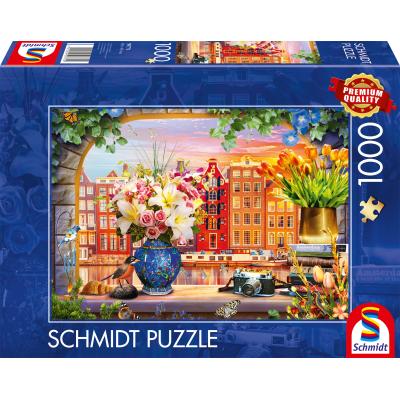 Puzzle Schmidt-Spiele-59771 Besuch in Amsterdam