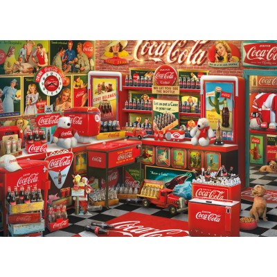 Puzzle Schmidt-Spiele-59915 Coca Cola - Nostalgie