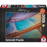 Puzzle  Schmidt-Spiele-59924 Mark Gray - Pastelle