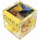Puzzle aus handgefertigten Holzteilen - Vincent van Gogh: Caféterasse am Abend