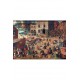 Puzzle aus handgefertigten Holzteilen - Brueghel: Die Kinderspiele