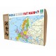 Holzpuzzle - Karte von Europa