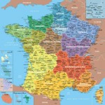   Holzpuzzle - Karte von Frankreich Regionen