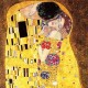 Holzpuzzle - Klimt: Der Kuss