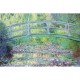 Puzzle aus handgefertigten Holzteilen - Claude Monet - Die japanische Brücke