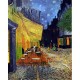 Puzzle aus handgefertigten Holzteilen - Vincent van Gogh: Caféterrasse am Abend