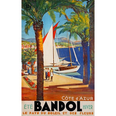 Puzzle-Michele-Wilson-A1079-500 Handgeschnittenes Holzpuzzle - Bandol