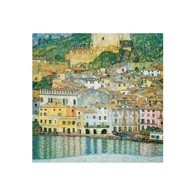 Puzzle-Michele-Wilson-A197-750 Puzzle aus handgefertigten Holzteilen - Gustav Klimt: Malcesine am Gardasee