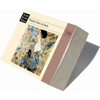 Puzzle-Michele-Wilson-A515-350 Handgeschnittenes Holzpuzzle - Klimt : Lady With Fan