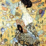  Puzzle-Michele-Wilson-A515-80 Puzzle aus handgefertigten Holzteilen - Gustav Klimt: Dame mit Fächer