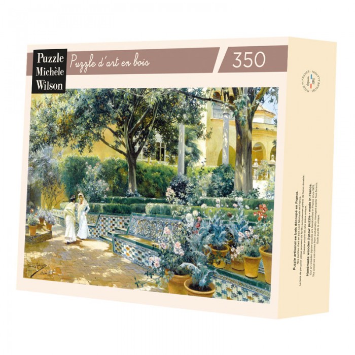  Puzzle-Michele-Wilson-A597-350 Handgeschnittenes Holzpuzzle - The Alcazar Gardens