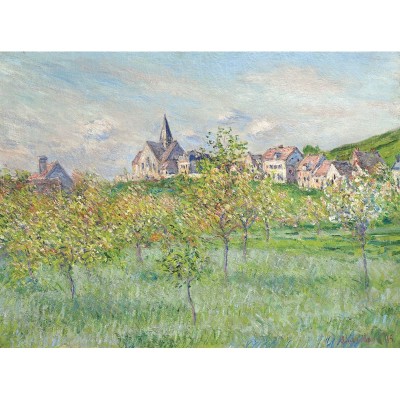 Puzzle-Michele-Wilson-A754-250 Puzzle aus handgefertigten Holzteilen - Claude Monet - Frühling in Giverny