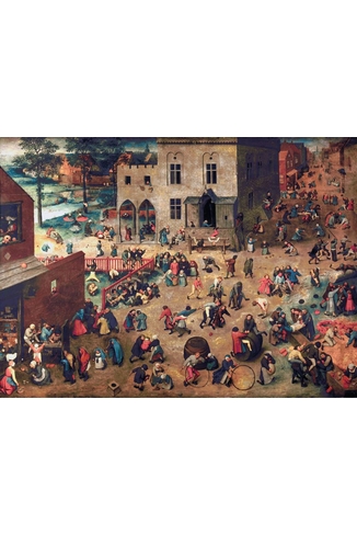 Puzzle-Michele-Wilson-A904-500 Puzzle aus handgefertigten Holzteilen - Brueghel: Die Kinderspiele