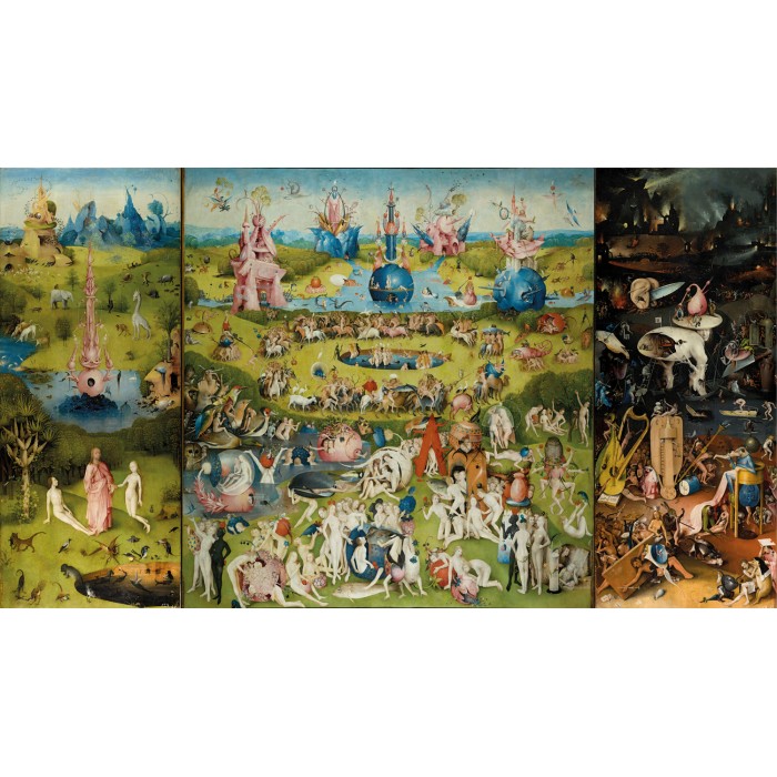  Puzzle-Michele-Wilson-C61-650 Handgeschnittenes Holzpuzzle - Garden Of Delights