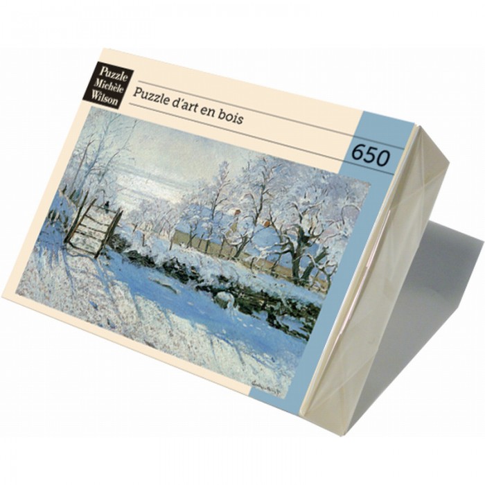  Puzzle-Michele-Wilson-C803-650 Handgeschnittenes Holzpuzzle - Monet : The Magpie