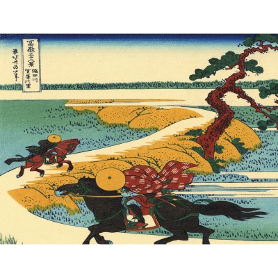 Puzzle-Michele-Wilson-Cuzzle-Z21 Puzzle aus handgefertigten Holzteilen - Hokusai: Sekiya