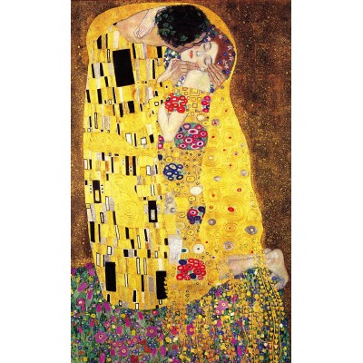 Puzzle-Michele-Wilson-P108-250 Puzzle aus handgefertigten Holzteilen - Gustav Klimt: Der Kuss