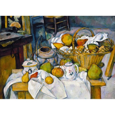 Puzzle-Michele-Wilson-W41-24 Puzzle aus handgefertigten Holzteilen - Paul Cézanne: Stilleben