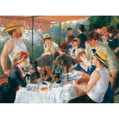 Puzzle-Michele-Wilson-W61-50 Puzzle aus handgefertigten Holzteilen - Renoir: Das Frühstück der Ruderer