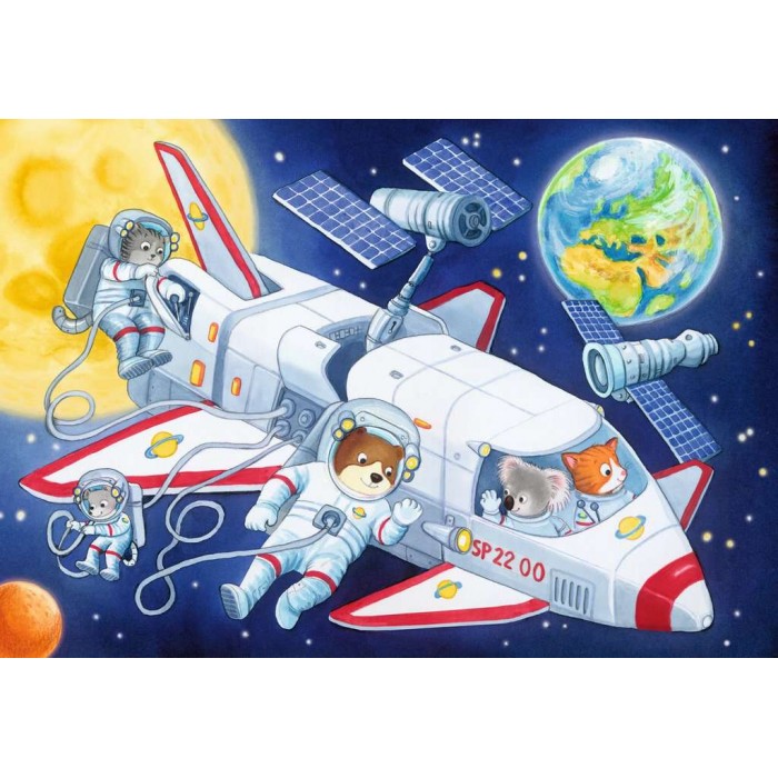   2 Puzzles - Reise durch den Weltraum