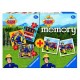 3 Puzzles + Memory - Fireman Sam