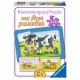 3 Puzzles - My First Puzzle - Gute Tierfreunde