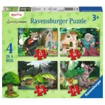   4 Puzzles - Unterwegs im Märchenwald