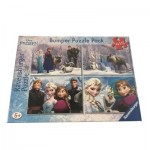   Bumper Pack 4 Puzzles - Frozen