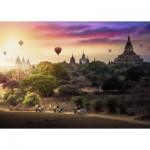 Puzzle   Heißluftballons über Myanmar,