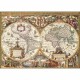 Holzdruck: Antike Weltkarte