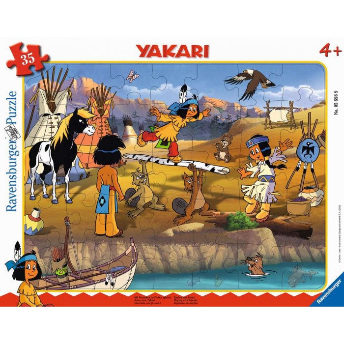 Puzzle   Mit Freunden im Freien spielen