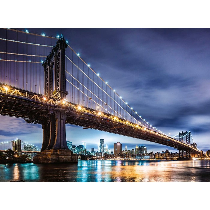 Puzzle  Ravensburger-00224 New York - The City that Never Sleeps