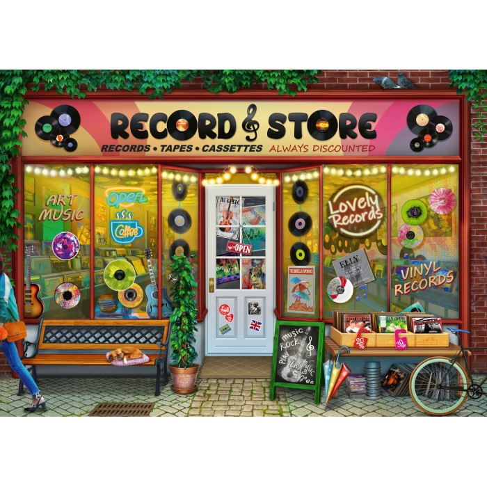 Puzzle  Ravensburger-00250 Vinylladen