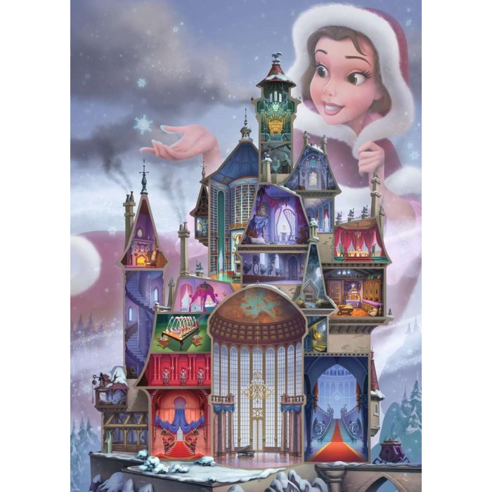 Puzzle  Ravensburger-00262 Disney Castles Belle