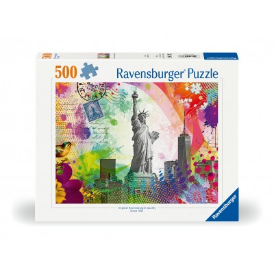 Puzzle Ravensburger-00368 Postkarte aus New York