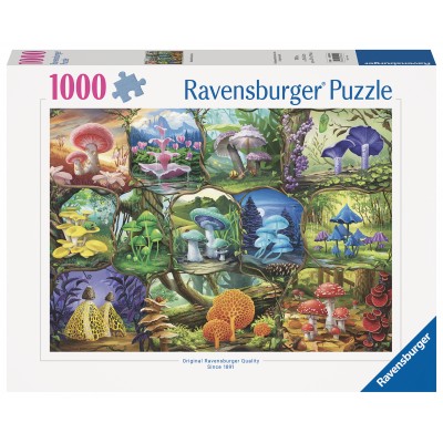 Puzzle Ravensburger-00424 Wunderschöne Pilze