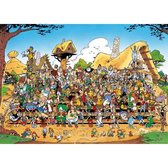 Puzzle  Ravensburger-00473 Asterix Familienfoto