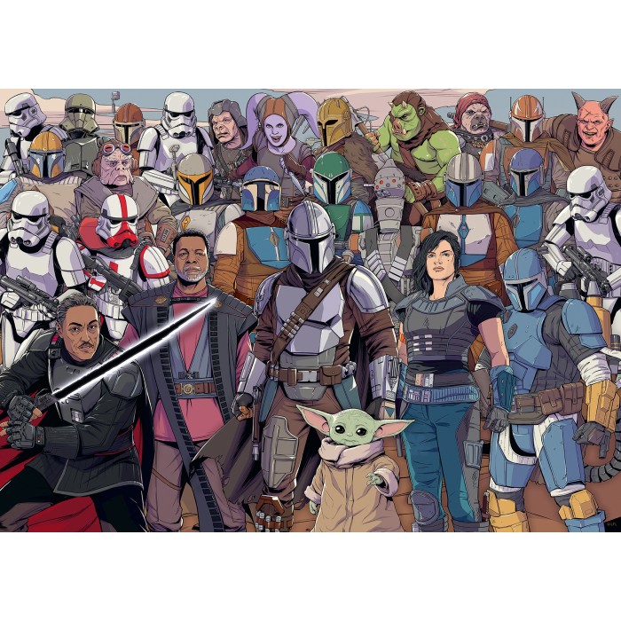 Puzzle  Ravensburger-00536 Star Wars Mandalorian