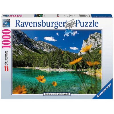 Puzzle Ravensburger-00563 Grüner See bei Tragöss