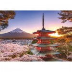 Puzzle  Ravensburger-00582 Cherry Blossoms - Japan