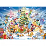 Puzzle  Ravensburger-00651 Weihnachten mit Disney