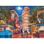 Puzzle  Ravensburger-00709 Abends in Pisa