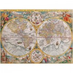 Puzzle  Ravensburger-00716 Weltkarte 1594