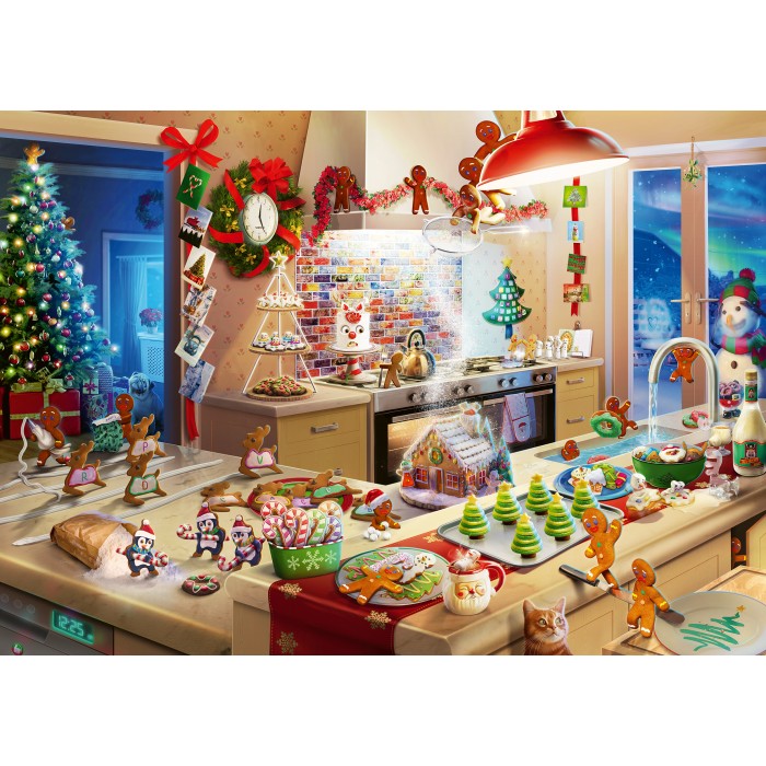 Puzzle Ravensburger-00718 Lebkuchenmännchen