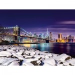 Puzzle  Ravensburger-00734 New York im Winter