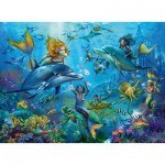 Puzzle  Ravensburger-00864 XXL Teile - Abenteuer unter Wasser